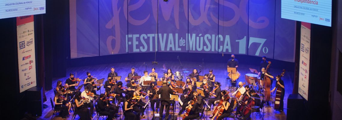 Noite de Gala do FEMUSC tem obra musical de Dom Pedro, apresentação de crianças e show de MPB